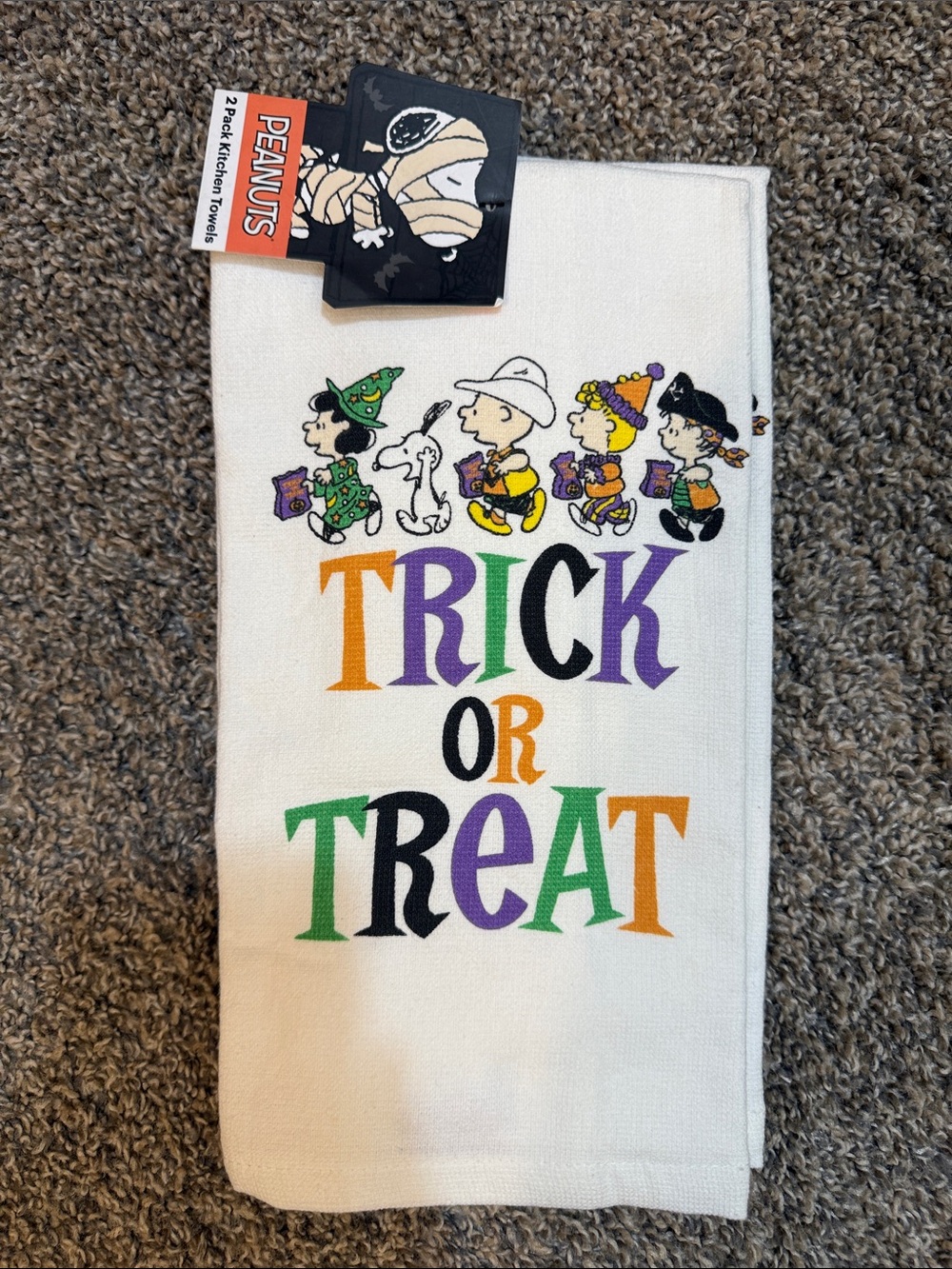 Halloween Peanuts 2 Pack Kitchen Towels